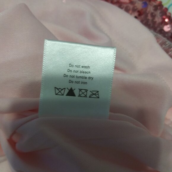 Babeyond Sparkly Pink Cocktail Party Dress NEW Sz XL(Juniors) or M - Picture 9 of 11